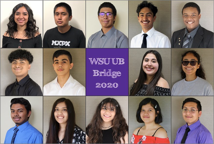 WSU UB Bridge 2020 students