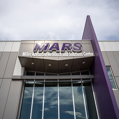The exterior of the new MARS building