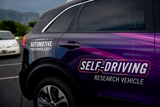 Self-driving research vehicle