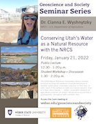 Dr. Cianna Wyshnytzky: Conserving Utah's water as a natural resource with the NRCS