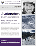 Avalanches - Kory Davis - Feb 10 1-2 pm