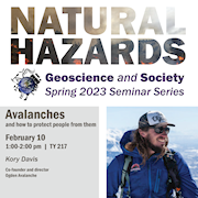 Kory Davis - Avalanches - Feb 10 1-2 pm