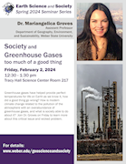 Earth Science & Society Seminar Series - Feb 2 - Groves - Fossil Fuels