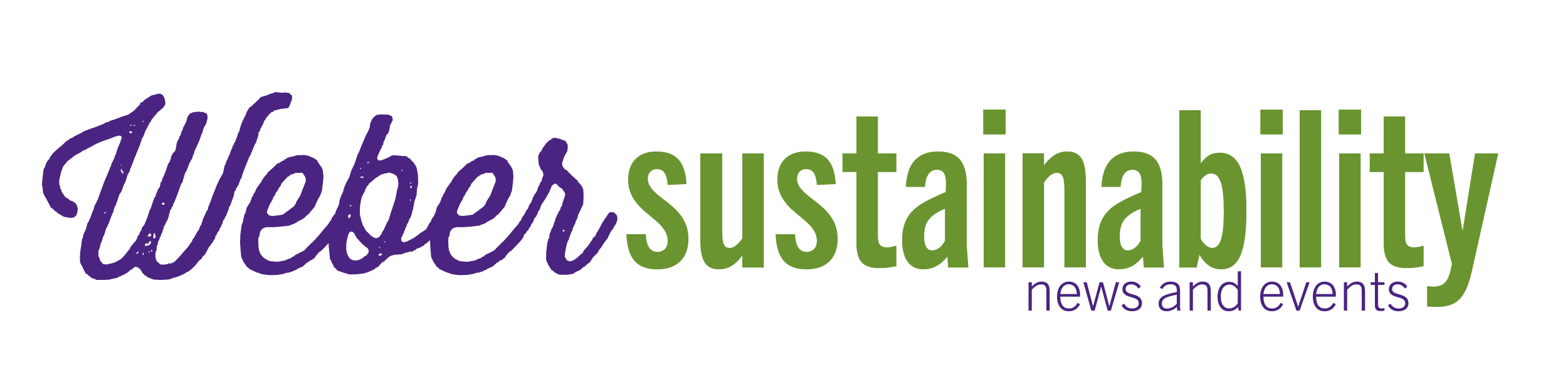 Weber Sustainability News and Events